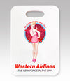 Western Pin-Up Luggage Tag
