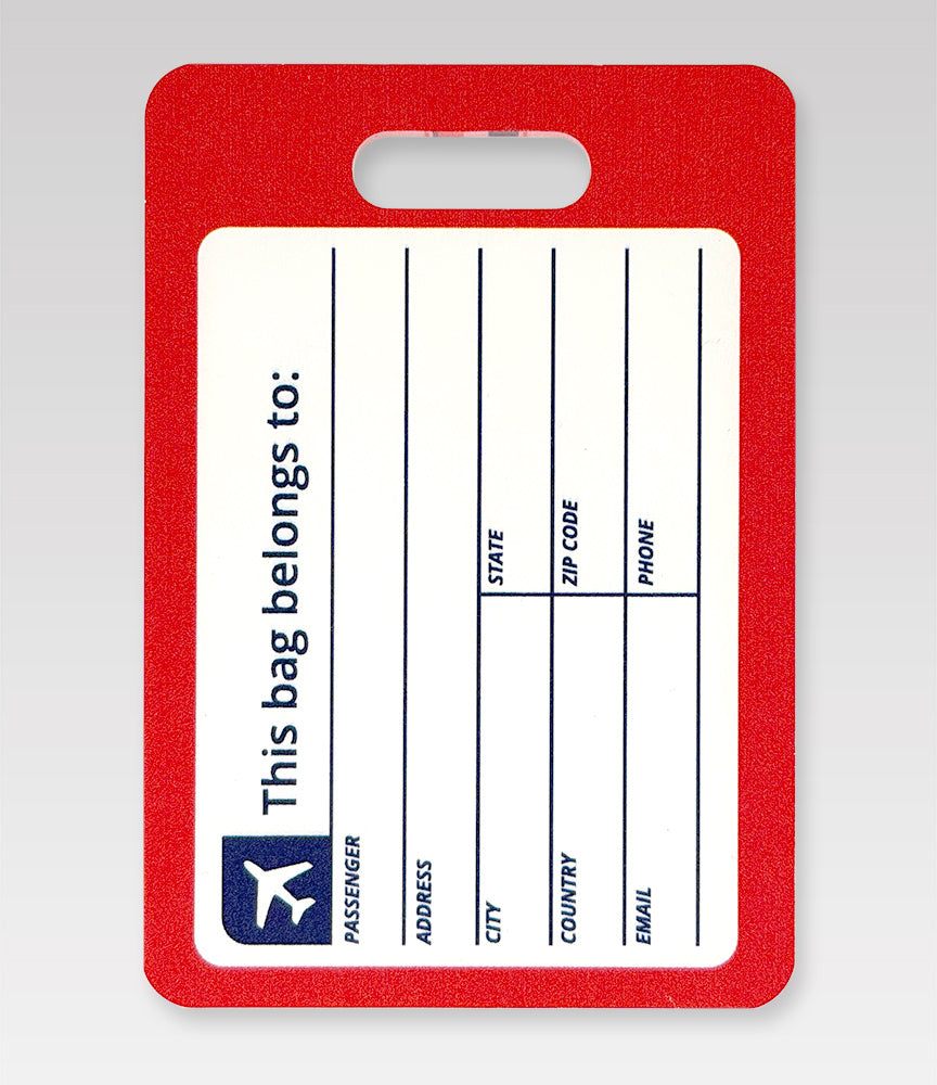 Eastern Silver Luggage Tag