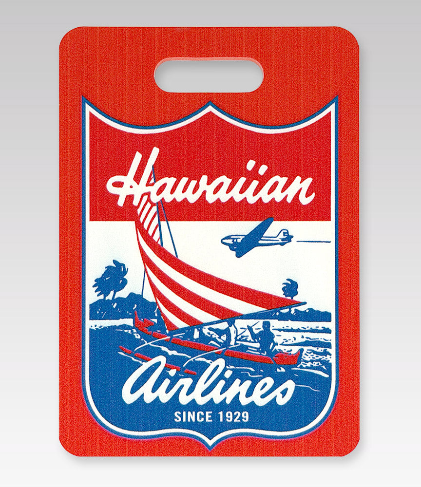 Hawaiian Airlines 29 Crest Luggage Tag