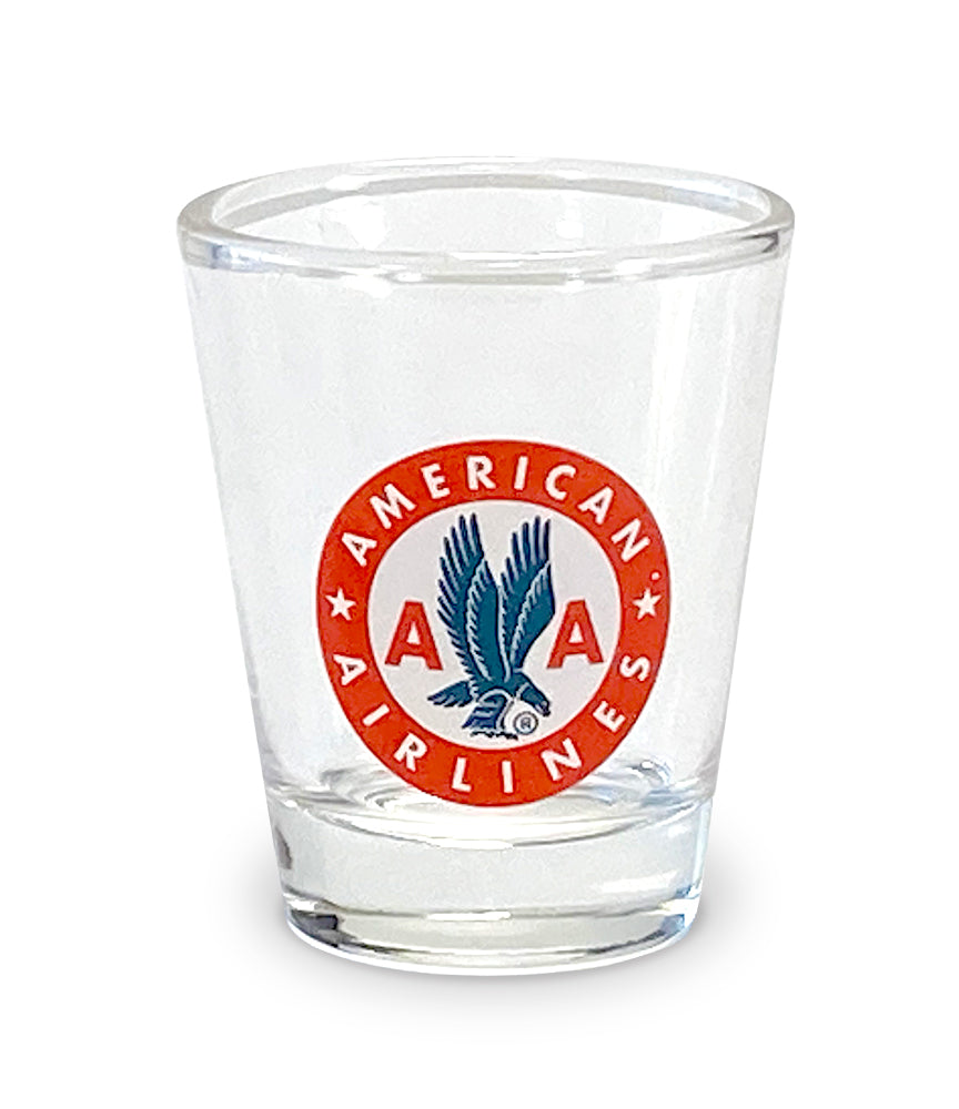 American Airlines Shot Glass