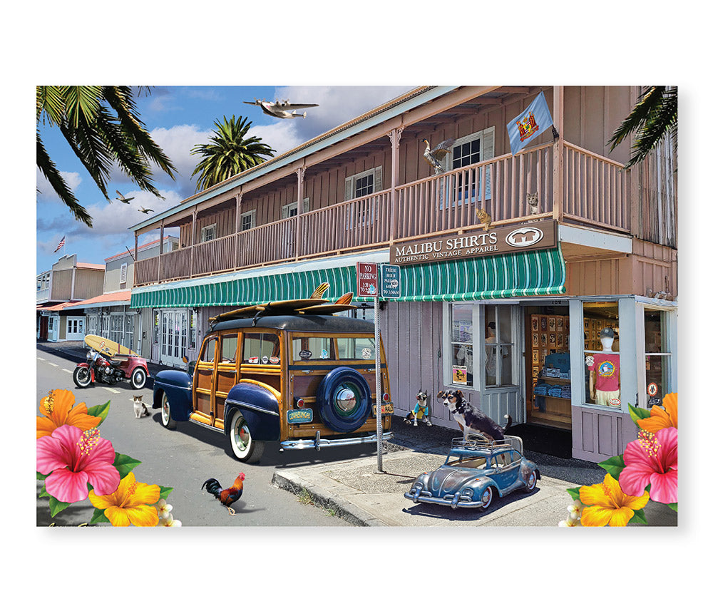 Frontstreet Lahaina, Maui Puzzle – Malibu Shirts