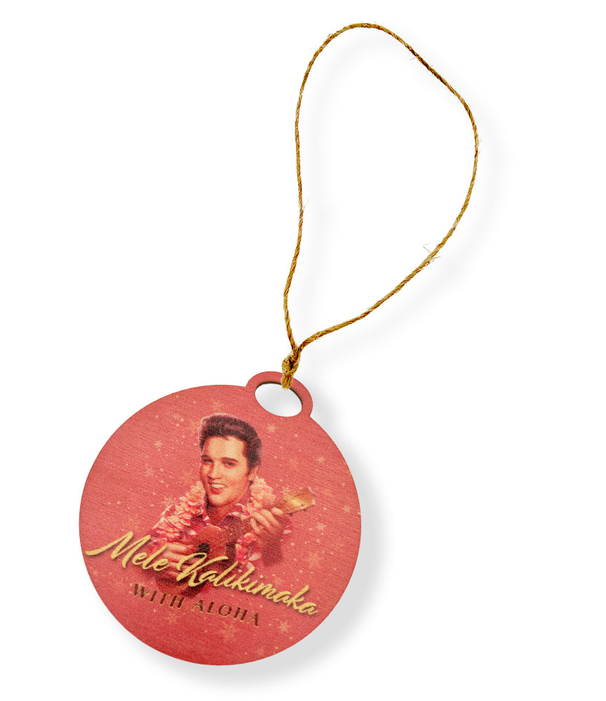 Elvis 61 Christmas Wooden Ornament