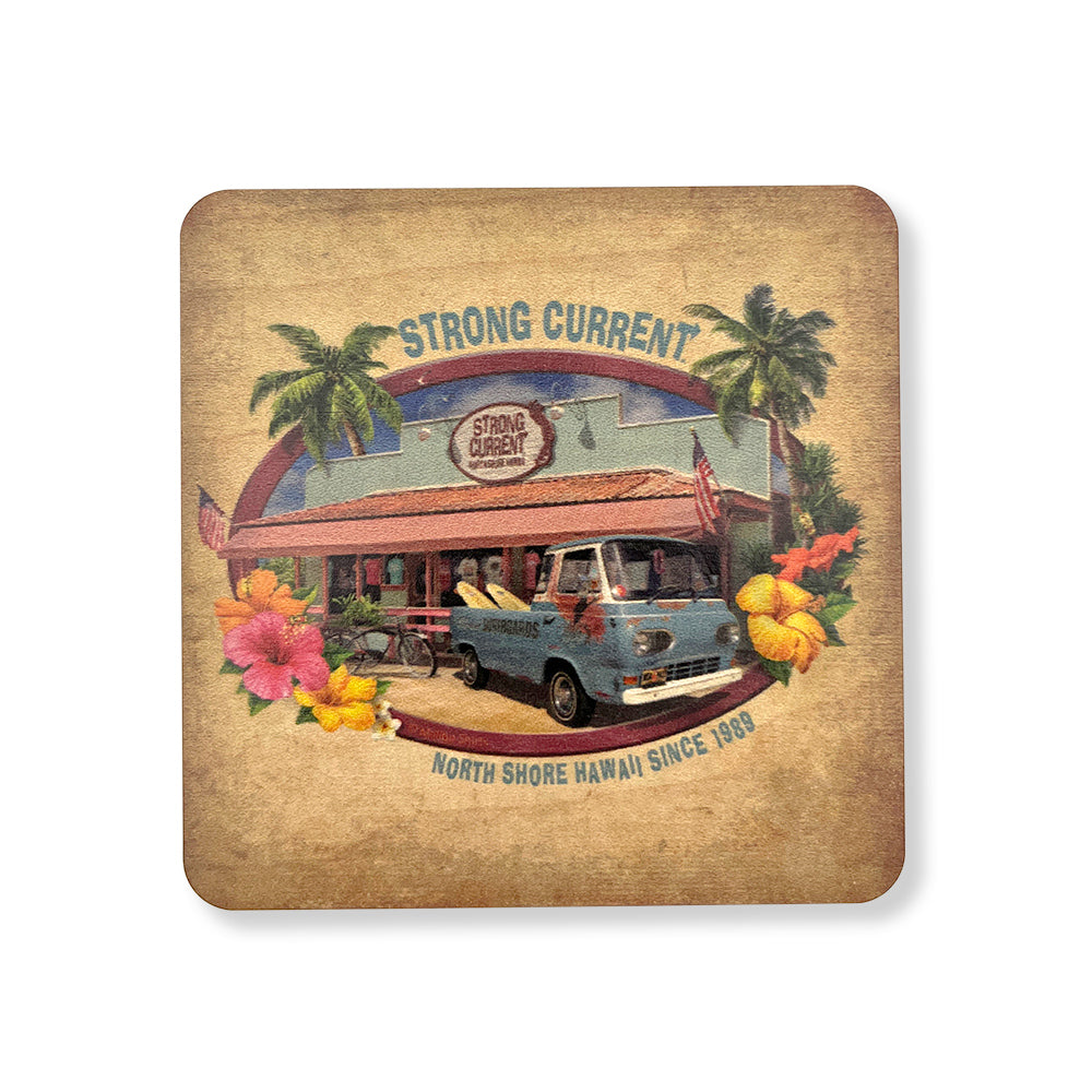 Strong Current Wooden Coaster