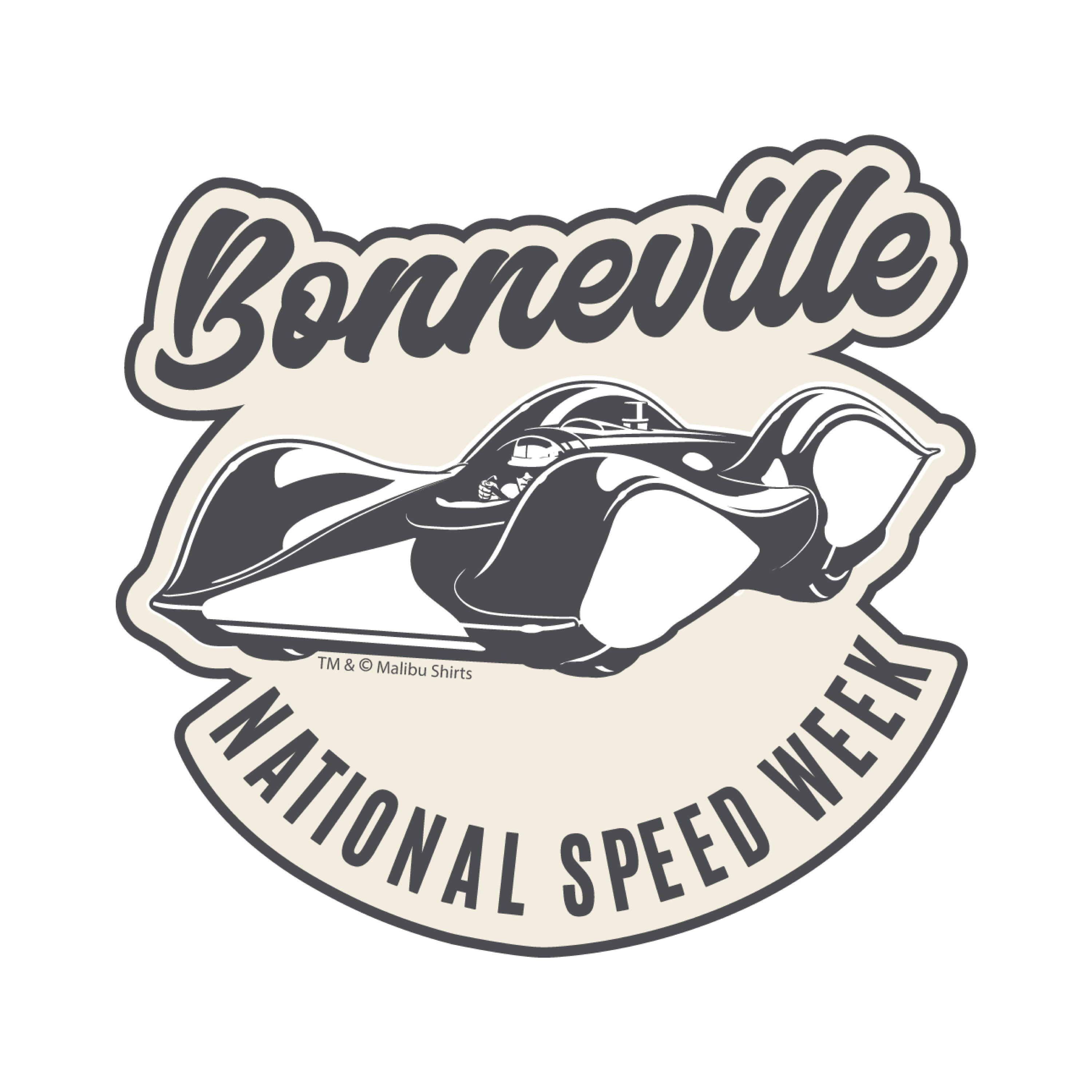 Bonneville Sticker – Malibu Shirts