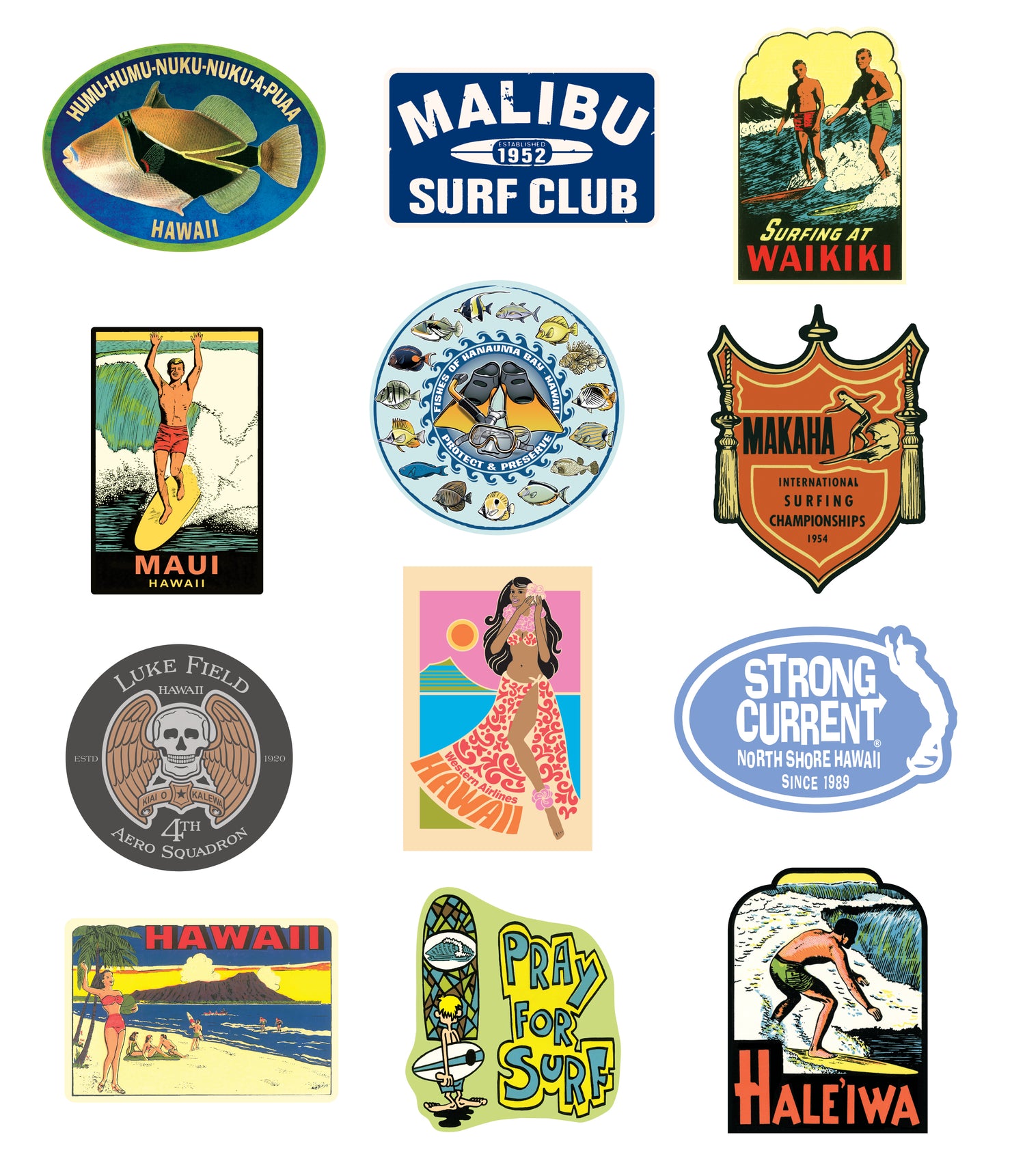 Classic Sticker Sun Set Collection