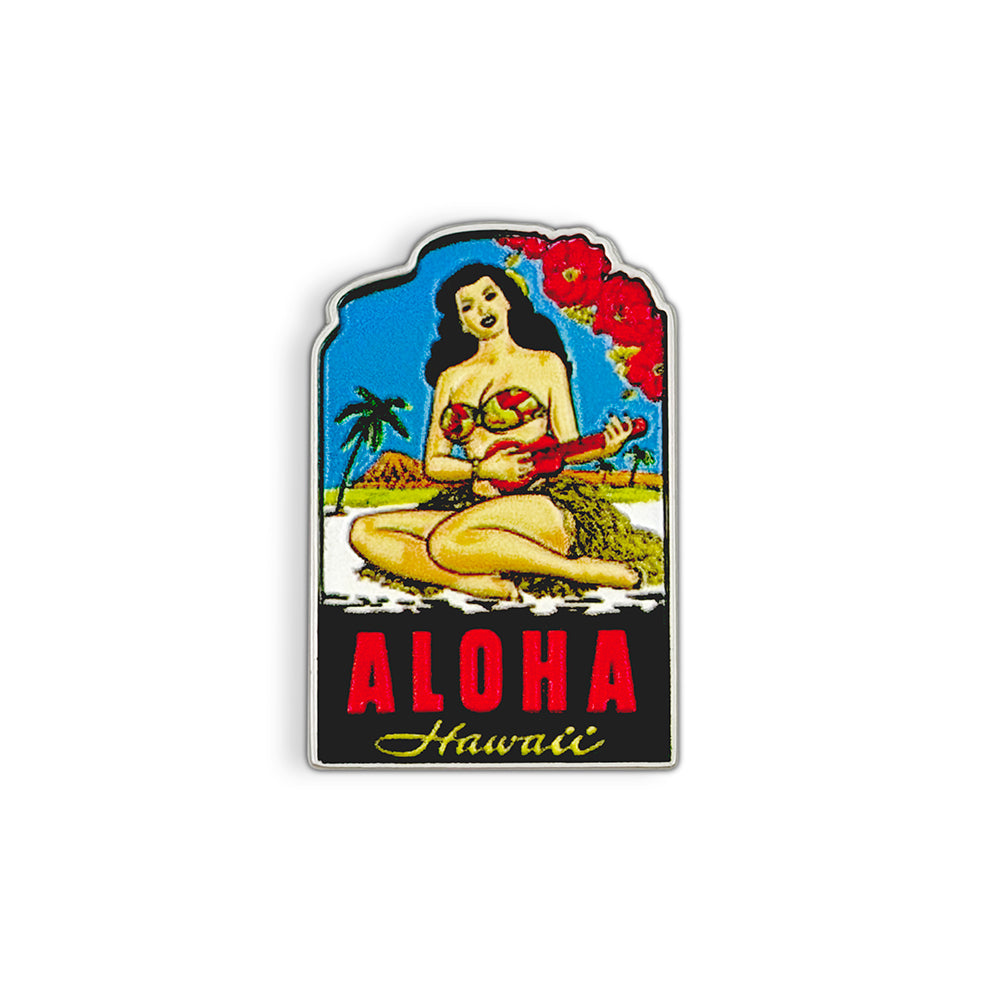 Aloha Ukulele Pin