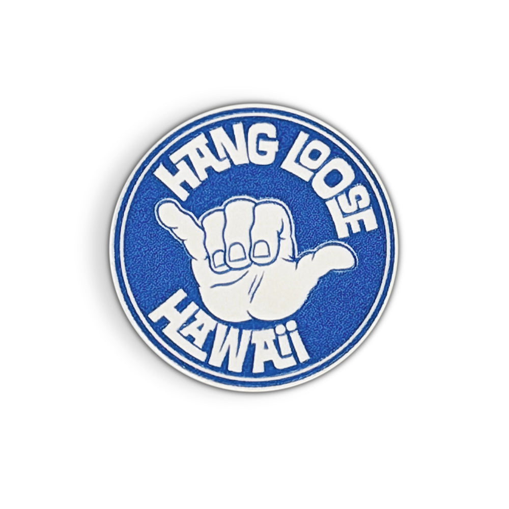Hang Loose Logo Pin