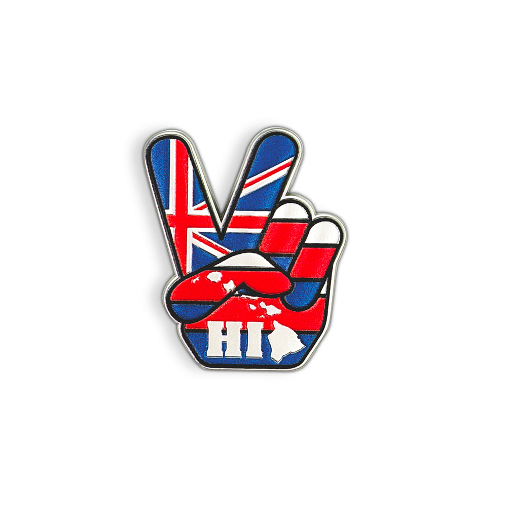 Hi Pin Hi Peace Pin – Malibu Shirts
