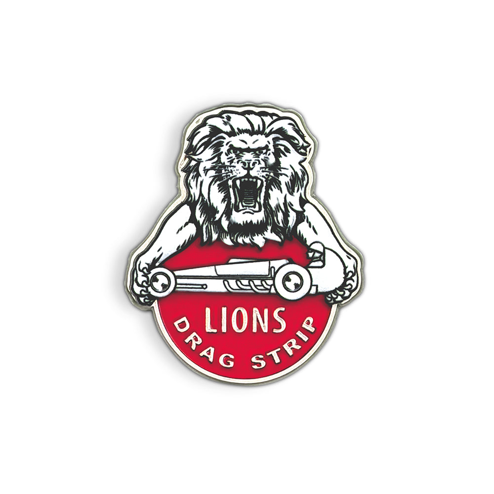 Lions Dragstrip Pin