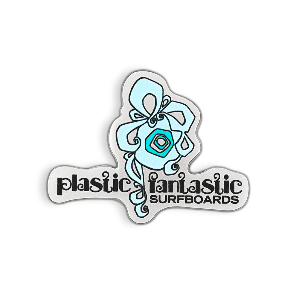 Plastic Fantastic Logo Pin