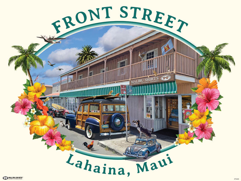 Frontstreet Lahaina Maui Poster