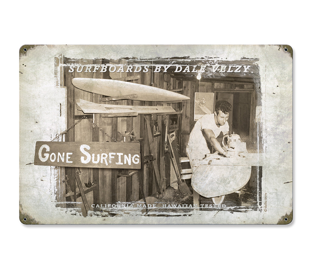 Velzy Shop Metal Sign