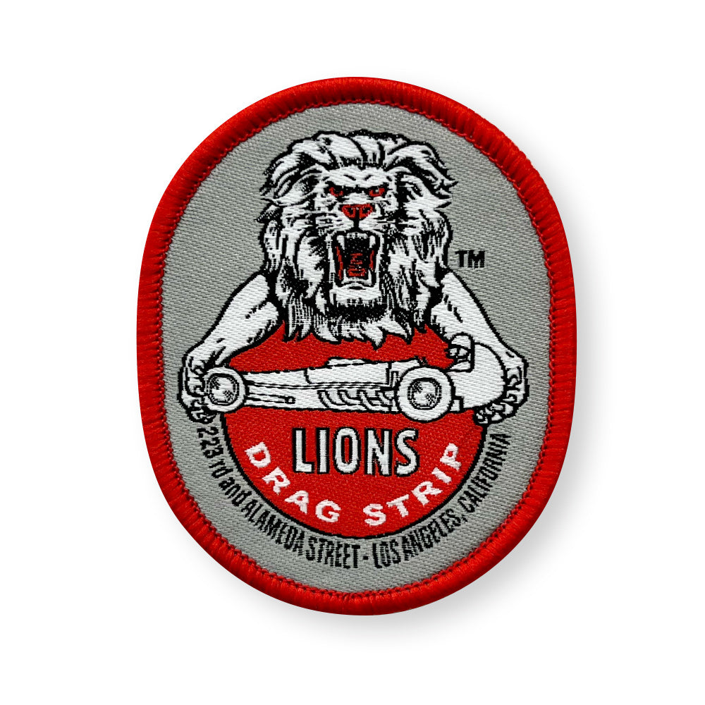 Lions Oval Logo Velcro Patch