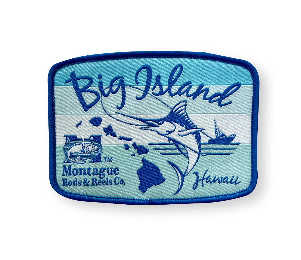 Big Island Marlin Iron On Patch