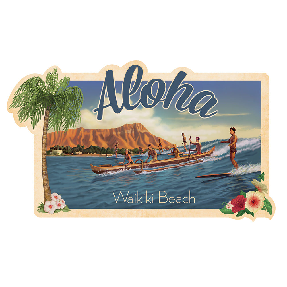Aloha Waikiki Sticker