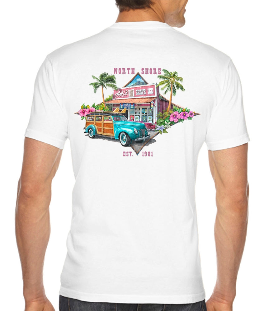 Aoki's Shave Ice North Shore Men's T-Shirt