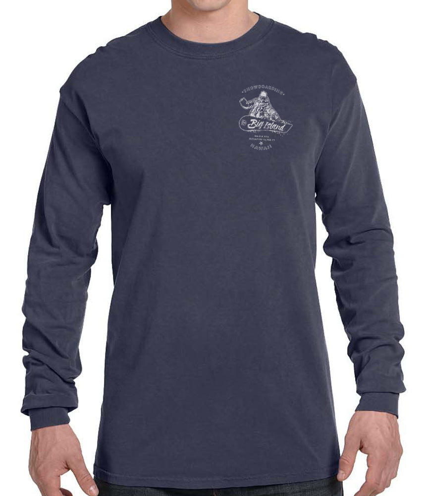 Big Island Snowboarder Long Sleeve T-Shirt