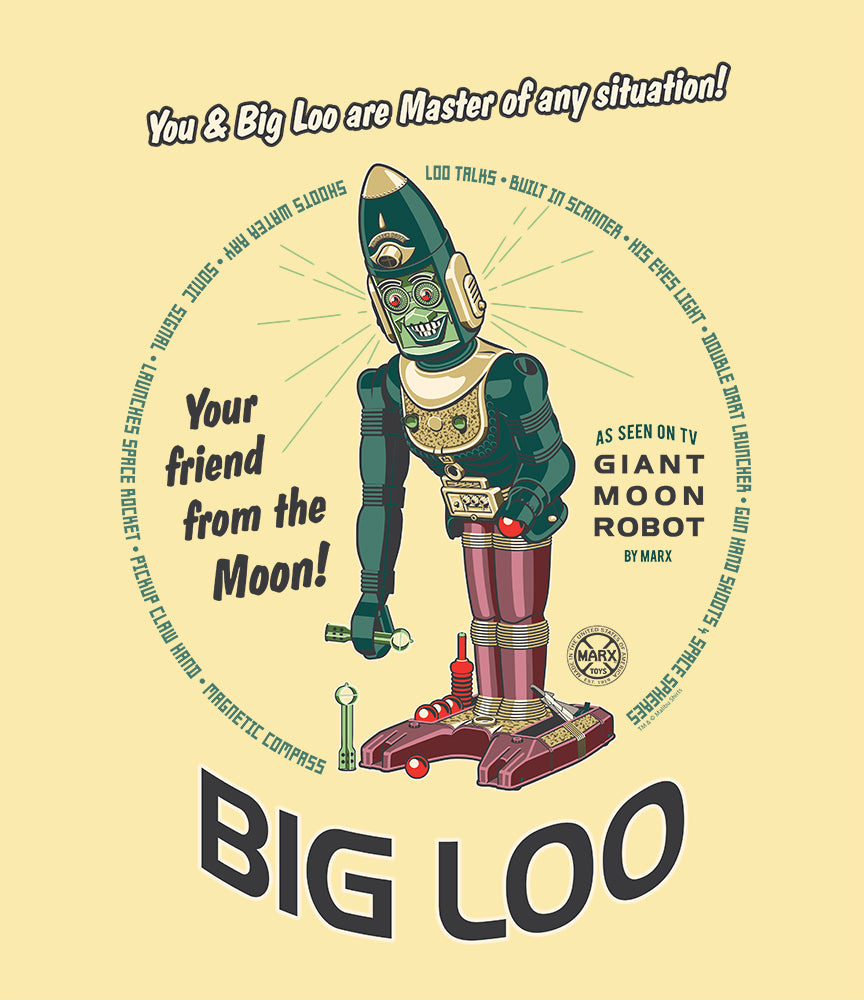 "Big Loo" Your Friend from the Moon Retro T-shirt