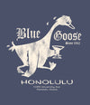 Blue Goose Bar Honolulu Retro Pullover Hoodie