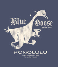 Blue Goose Bar Honolulu Retro Pullover Hoodie