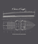 Chris Craft Blueprint Men's T-Shirt