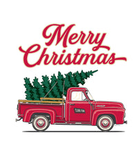 Christmas Tree Truck Long Sleeve T-Shirt