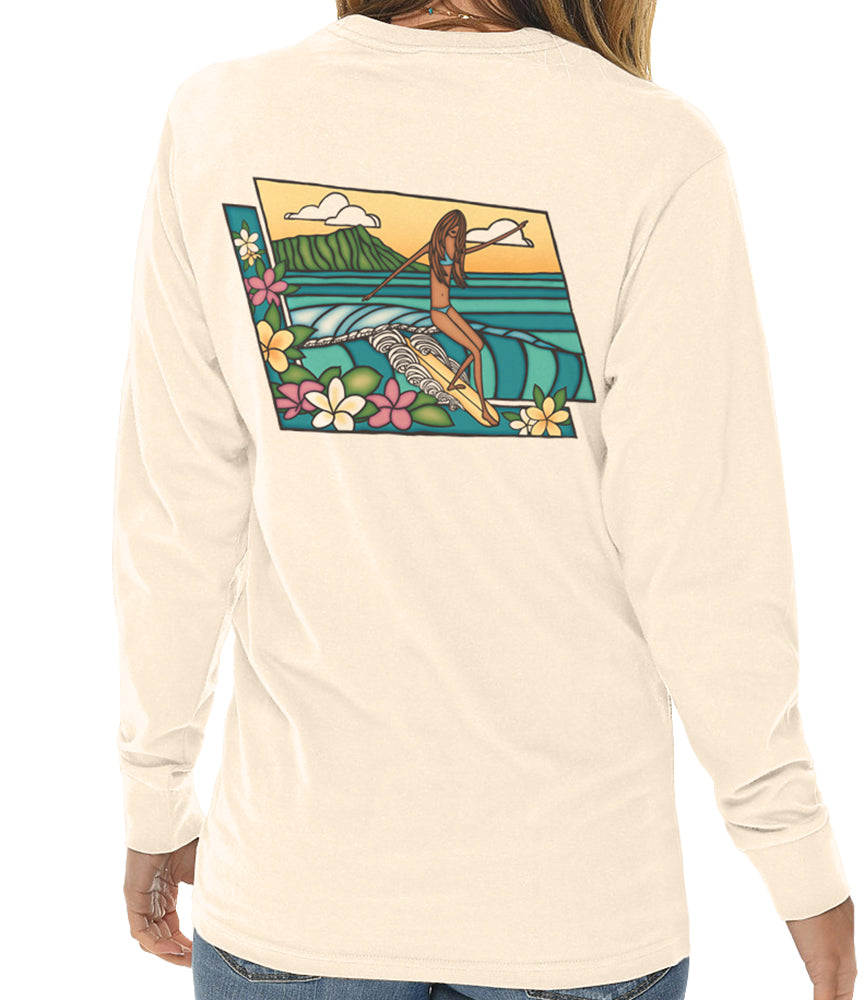 Clark Foam Wahine Long Sleeve T-Shirt