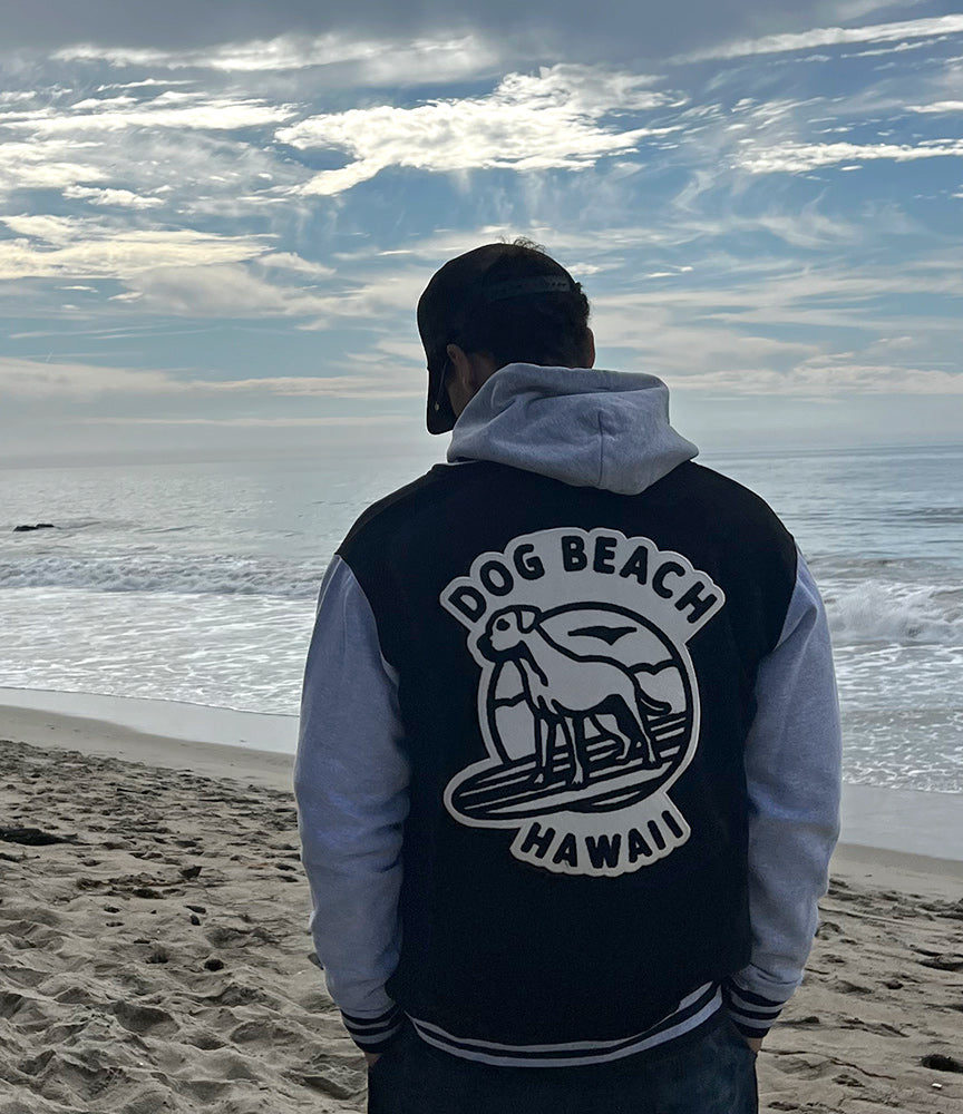 Dog Beach Letterman Jacket