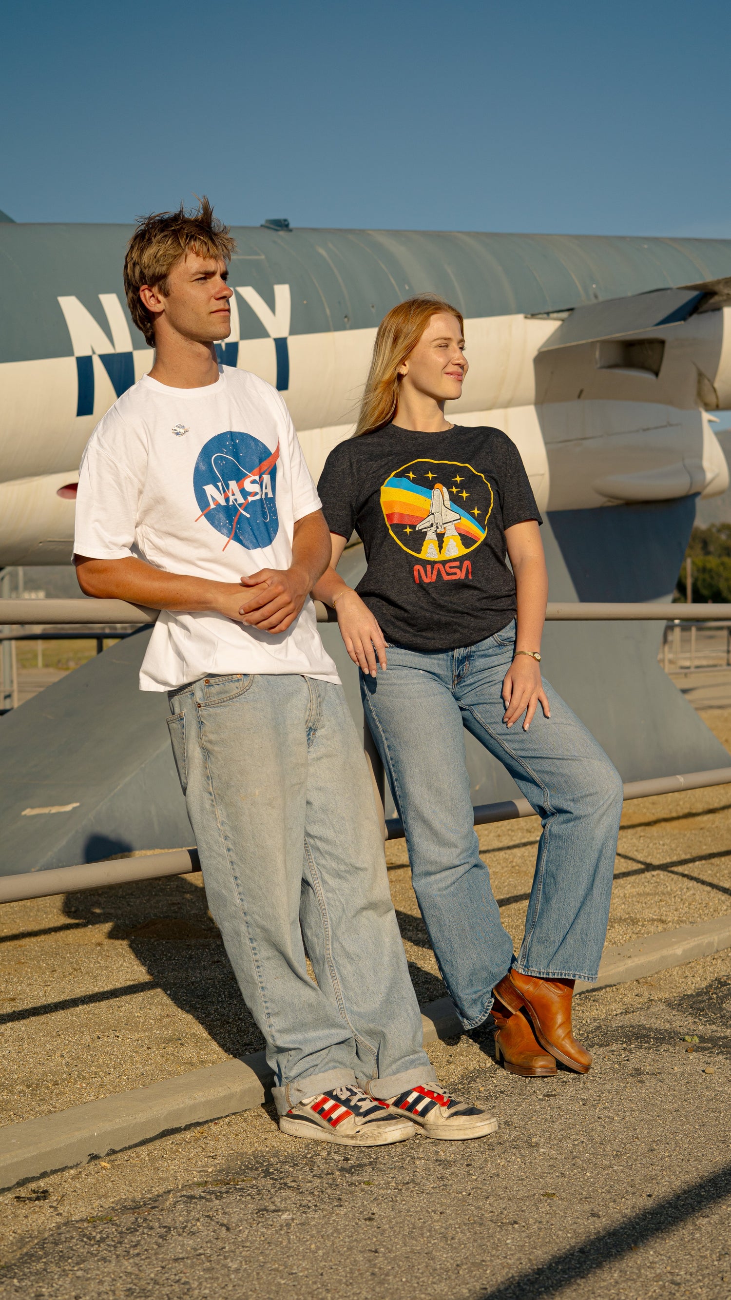 NASA Retro Meatball Logo T-Shirt