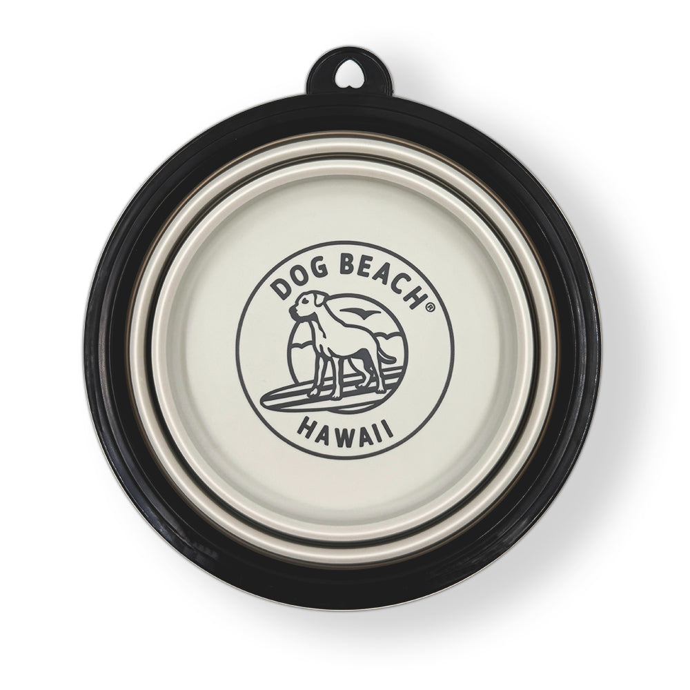 Dog Beach Collapsible Bowl