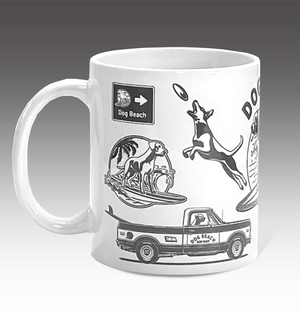 Dog Beach Coffee  Mug