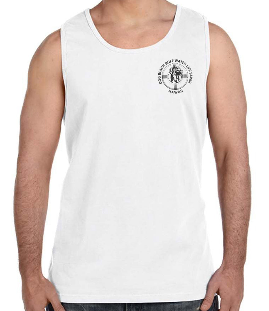 Dog Beach Ruff Water Life Saver Men's Tank Top