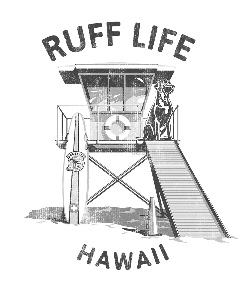 Dog Beach Ruff Water Life Saver T-Shirt