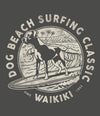 Dog Beach Surf Classic Zip Hoodie