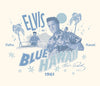 Elvis Blue Hawaii Zip Tote