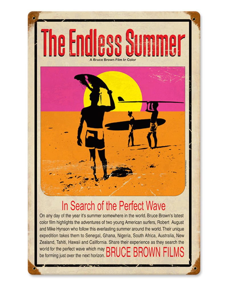 Endless Summer Metal Sign