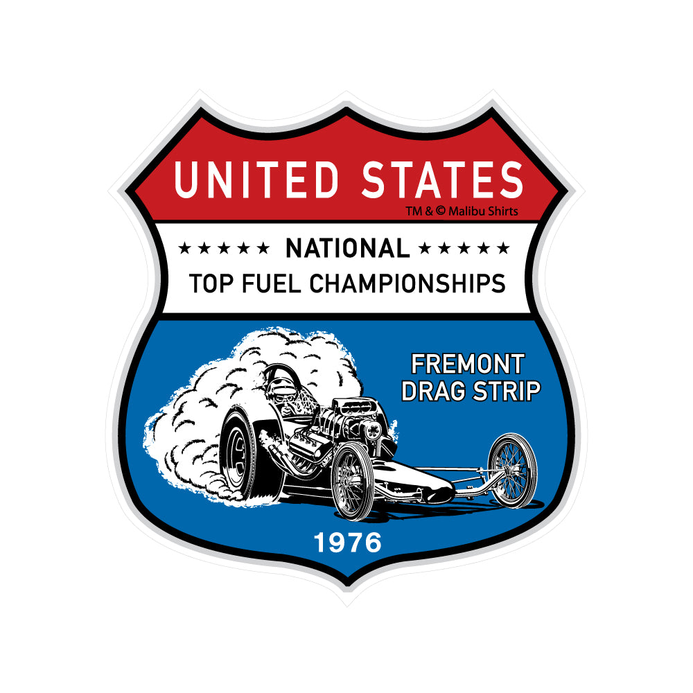 Fremont Top Fuel 76 Sticker