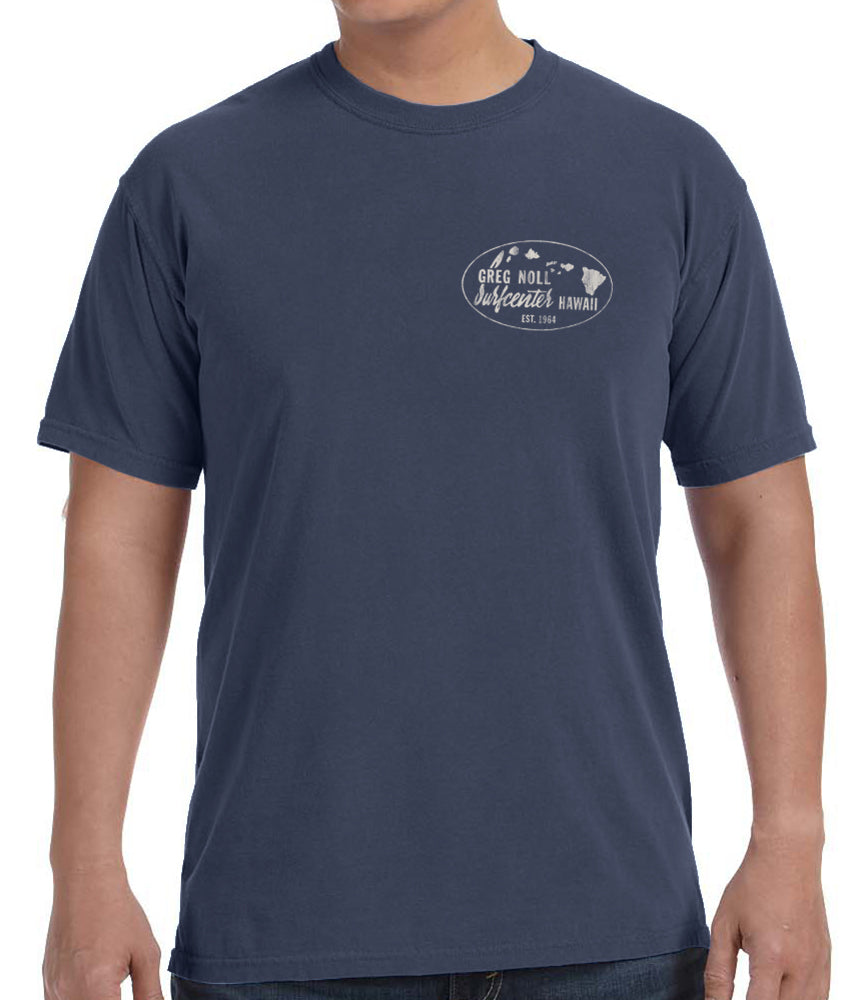 blue hawaii surfboard Tシャツ M ブラック QUIKSILVER HAWAII BOAR TEE - NAVY – Hawaiian Island Creations