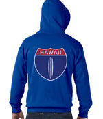 HI Hwy 1 Men's Zip Hoodie