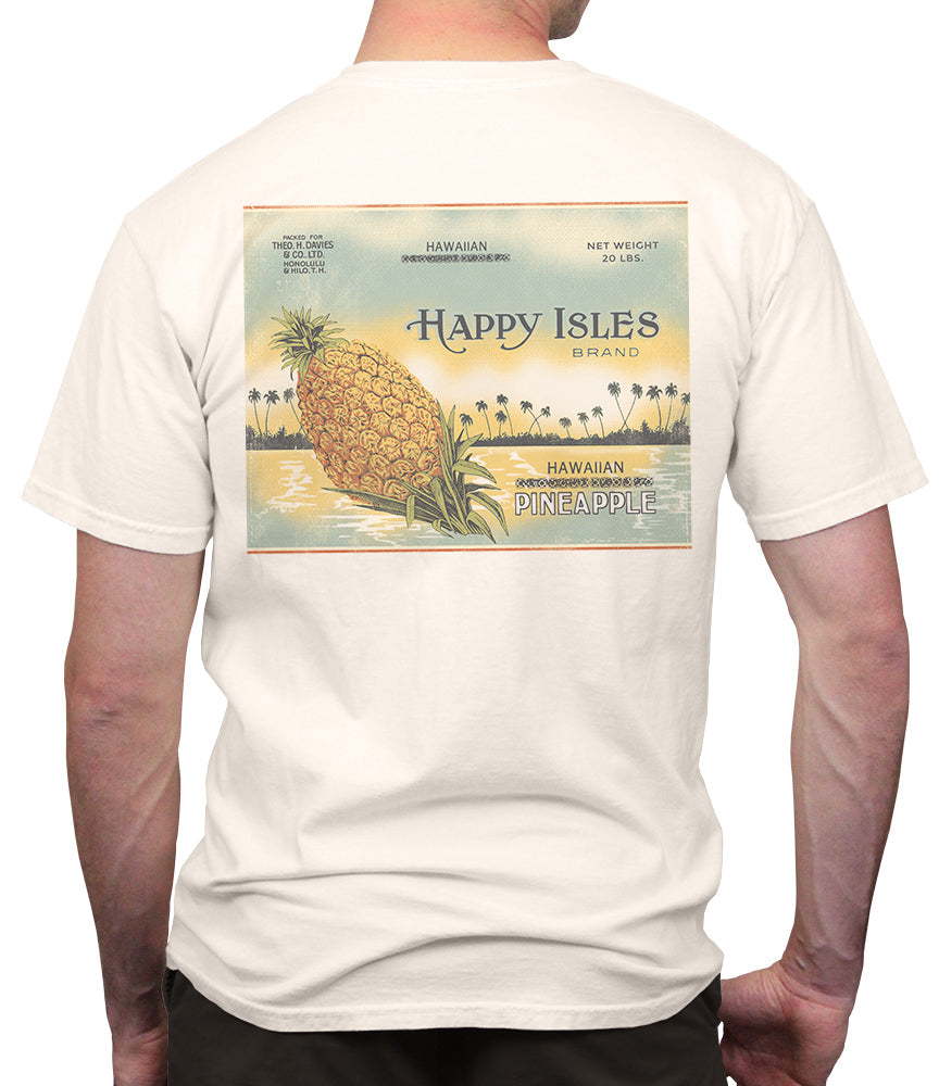 Happy Island Pinepple Crate T-Shirt