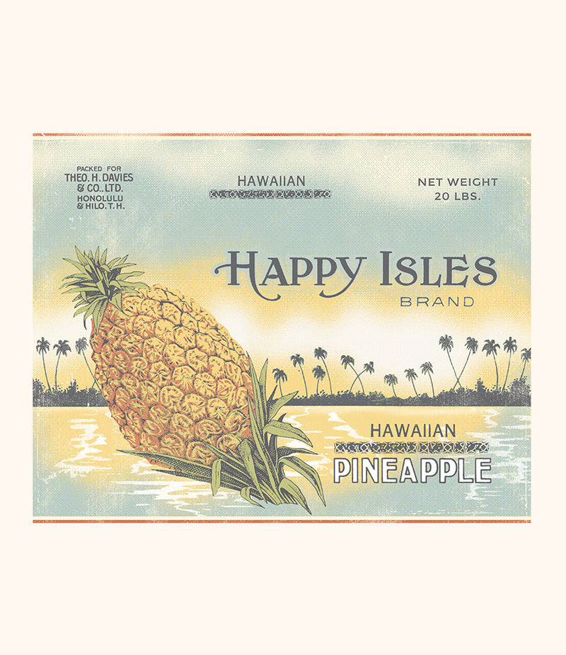 Happy Island Pinepple Crate T-Shirt