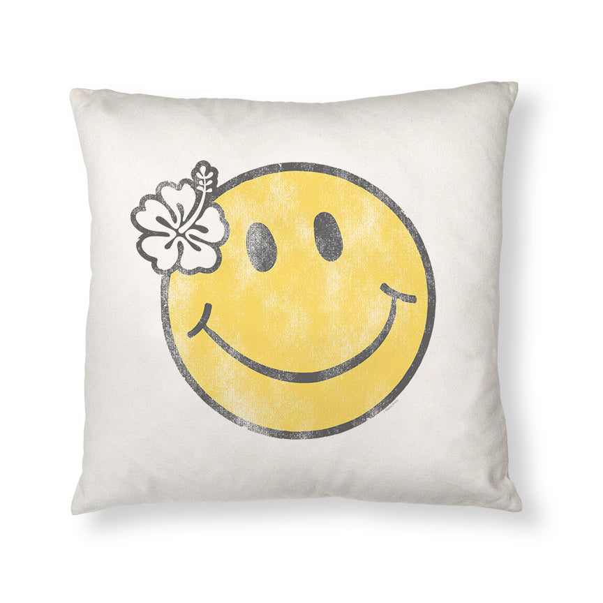 Happy in Hawaii Throw Pillow Cover