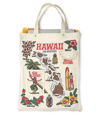 Hawaii 50th State Retro Beach Bag