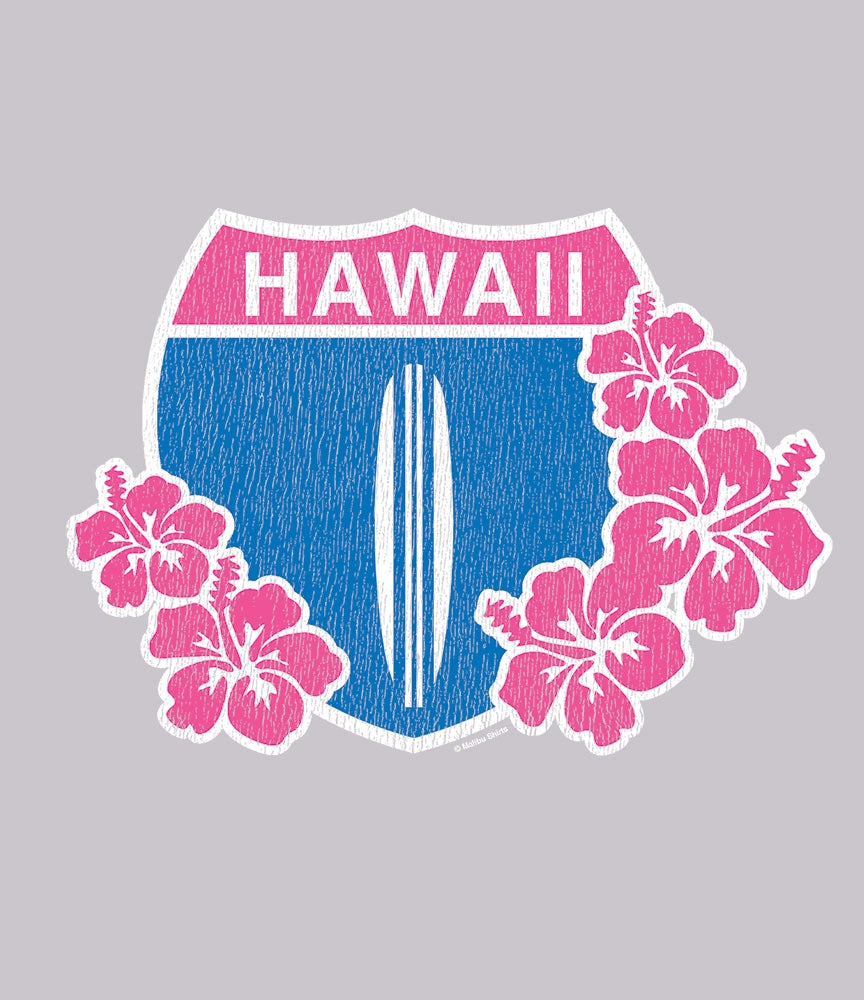 Hawaii Highway 1 Floral Long Sleeve