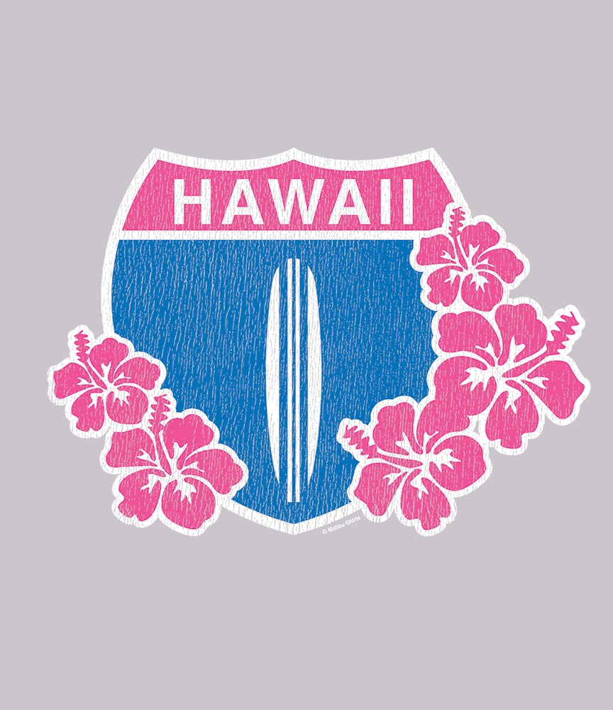 Hawaii Highway 1 Women's V Neck