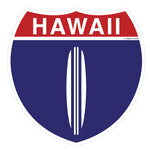 Hawaii Hwy 1 Sticker