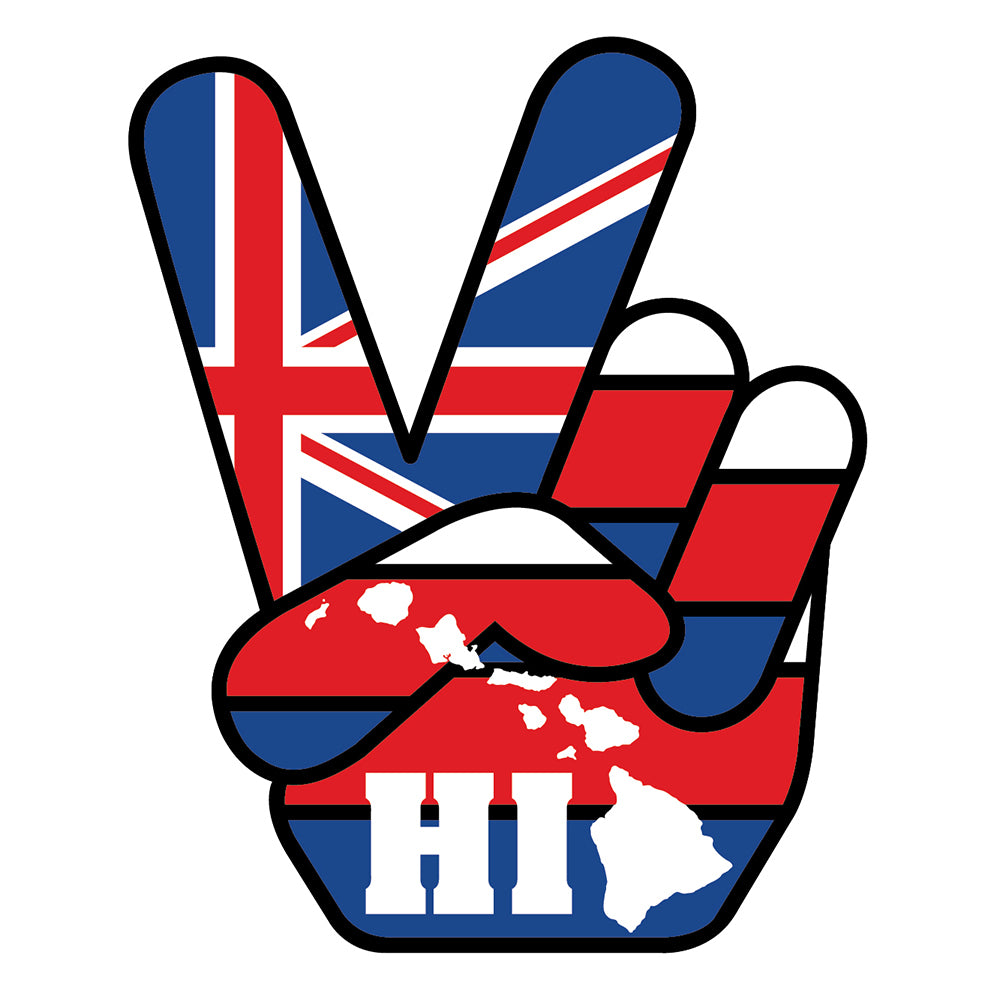 Hawaii Peace Sticker