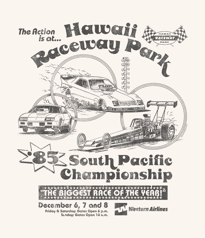 Hawaii Raceway Park 1985 T-Shirt