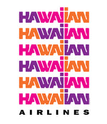 Hawaiian Airlines 70's Retro Stack T-Shirt