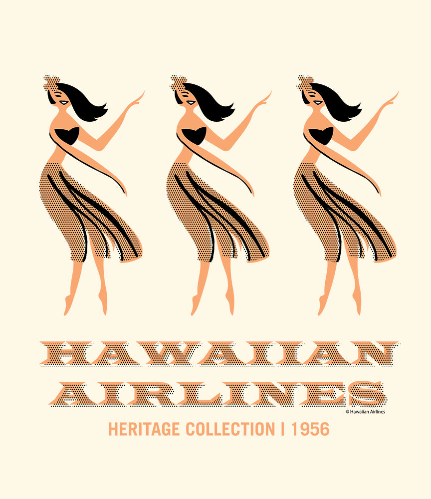 Hawaiian Airlines Heritage Hula Girls Tote